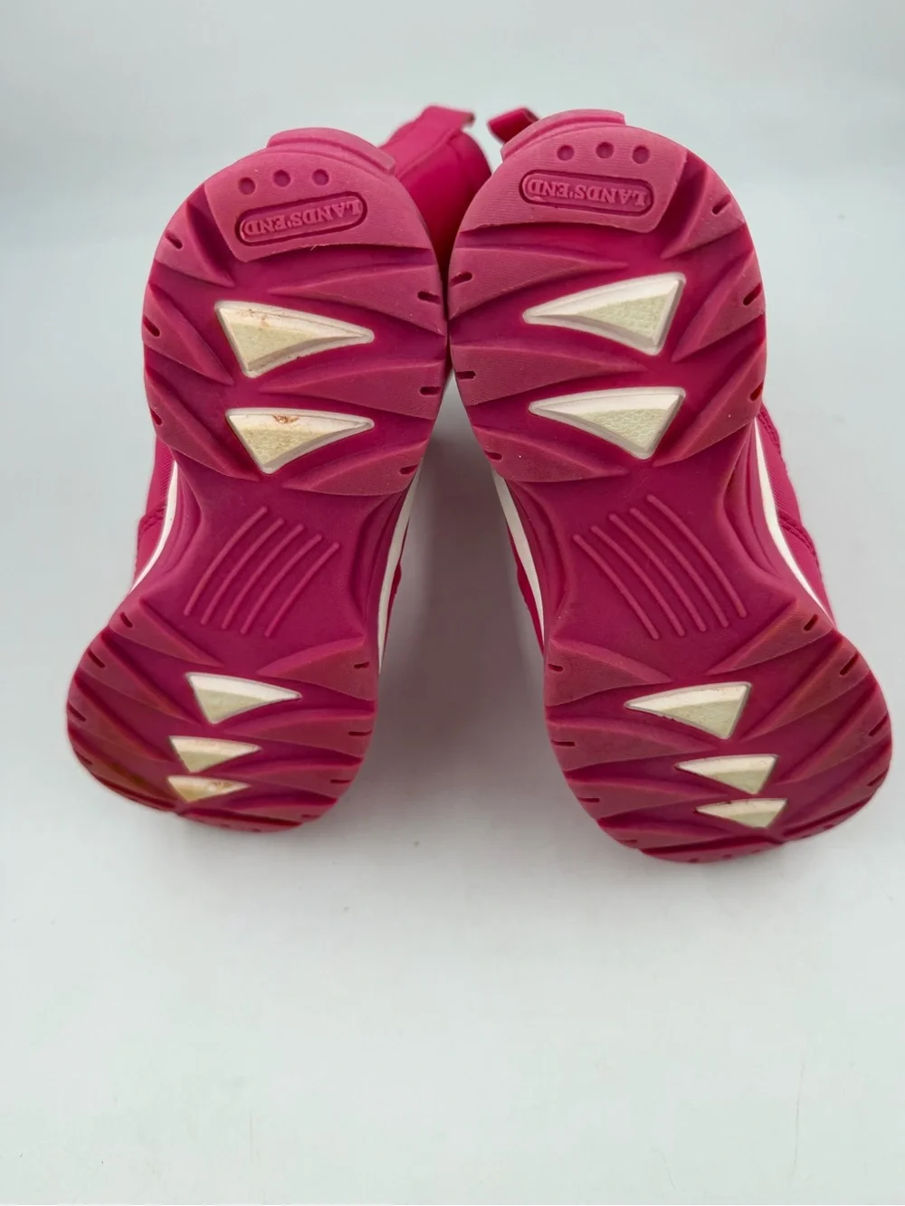 Lands End Girl’s Pink Insulated-SZ 13C M- Winter Snow Boots